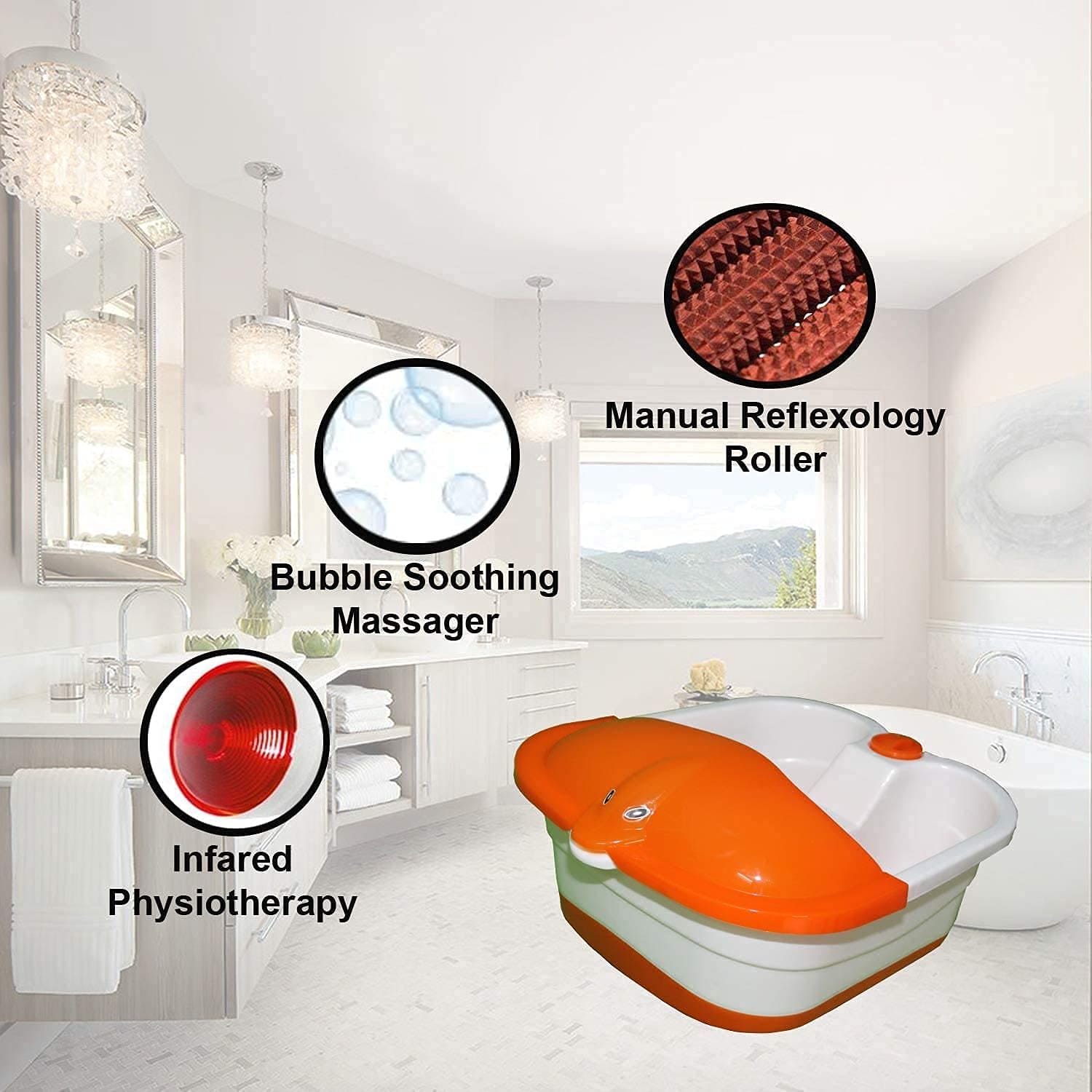 String Ray Foot Bath Massager, Pedicure Foot Spa Massager Machine, Automatic Heating Infrared Rays Bubble Massager, Electric Pedicure Tub with Roller, Multifunctional Footbath Massager, Home Care Foot Spa String Ray Foot Bath Massager, Pedicure Foot Spa Massager Machine, Automatic Heating Infrared Rays Bubble Massager, Electric Pedicure Tub with Roller, Multifunctional Footbath Massager, Home Care Foot Spa